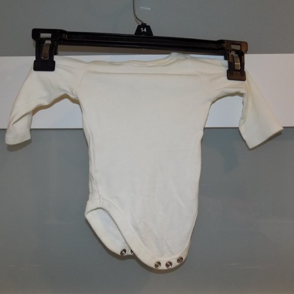 Janie and Jack Penguins Off White LS Snap Tee Size Newborn EUC - Picture 3 of 3